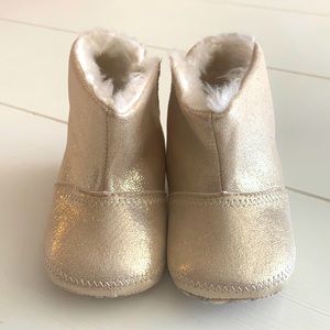 Baby Girl Gold Booties